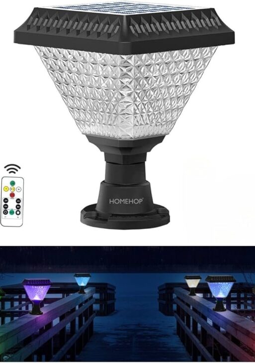 Best outdoor gate pillar lights